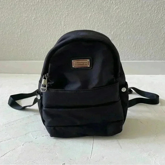 Steve Madden Black Small Backpack - Picture 1 of 11